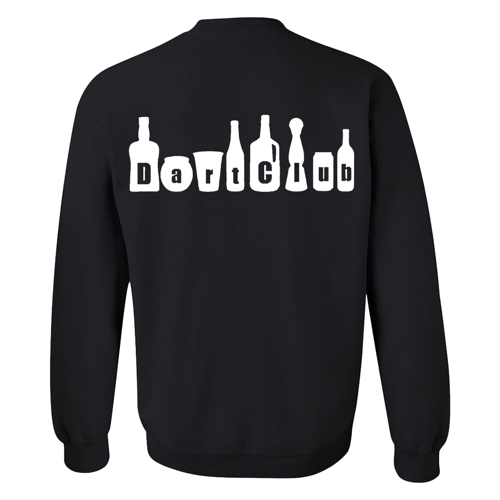 DartClub Assorted Drinks Sweatshirt in black - detail view