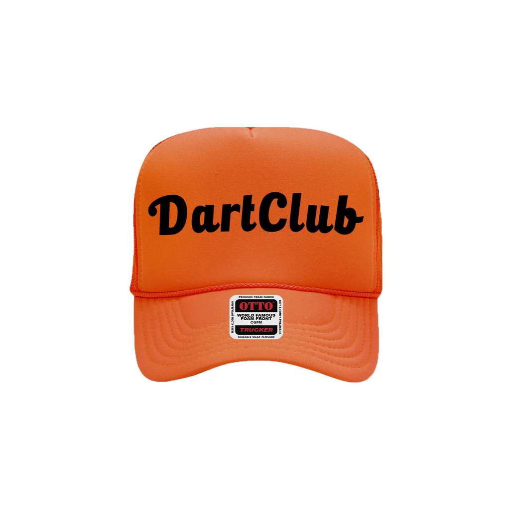 DartClub Drunkard Trucker in neon orange - side view