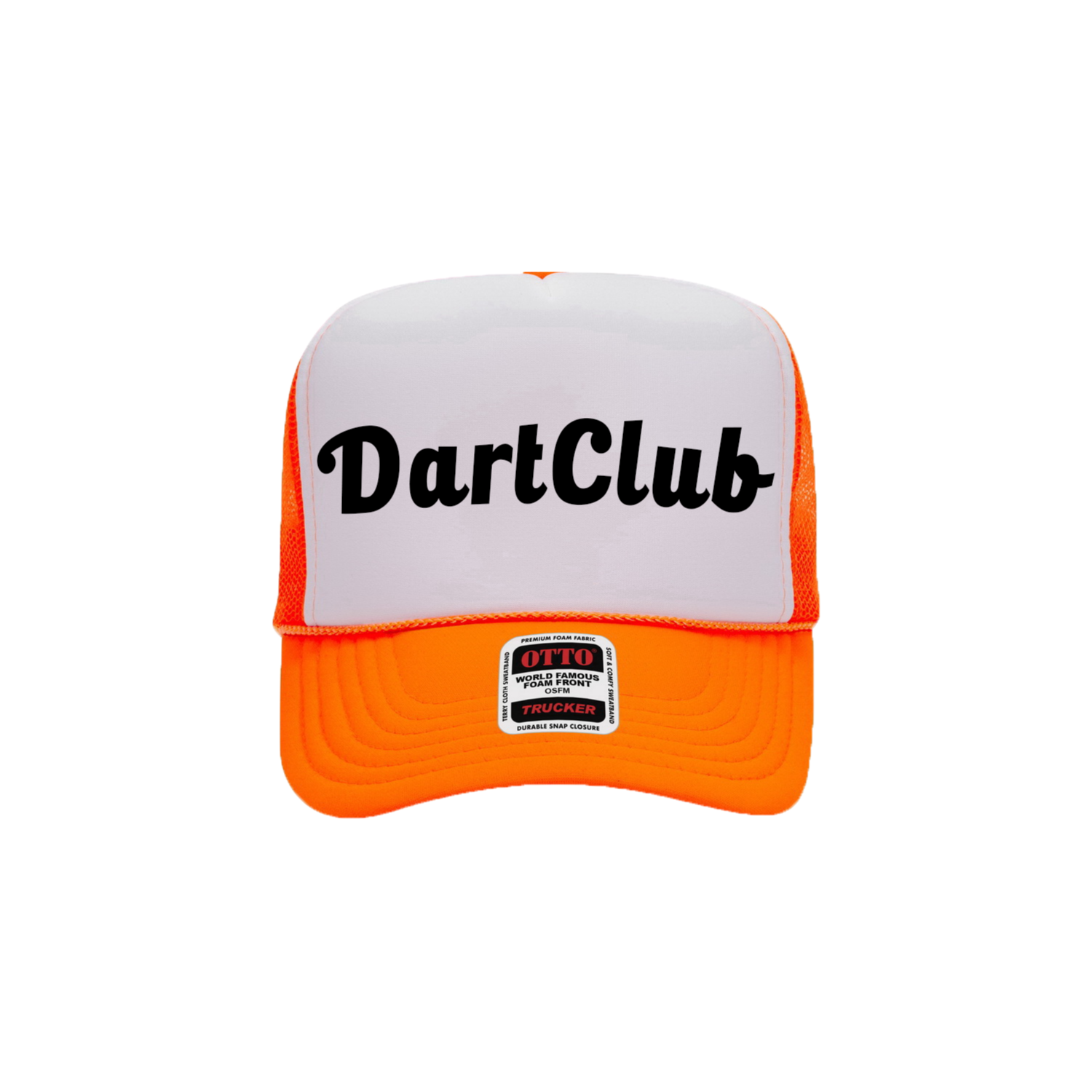 DartClub Drunkard Trucker in white - front view