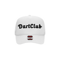 DartClub Trucker Hat in white - detail view