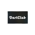 DartClub Black Flag in black - front view