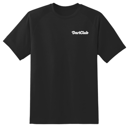 DartClub black tee front