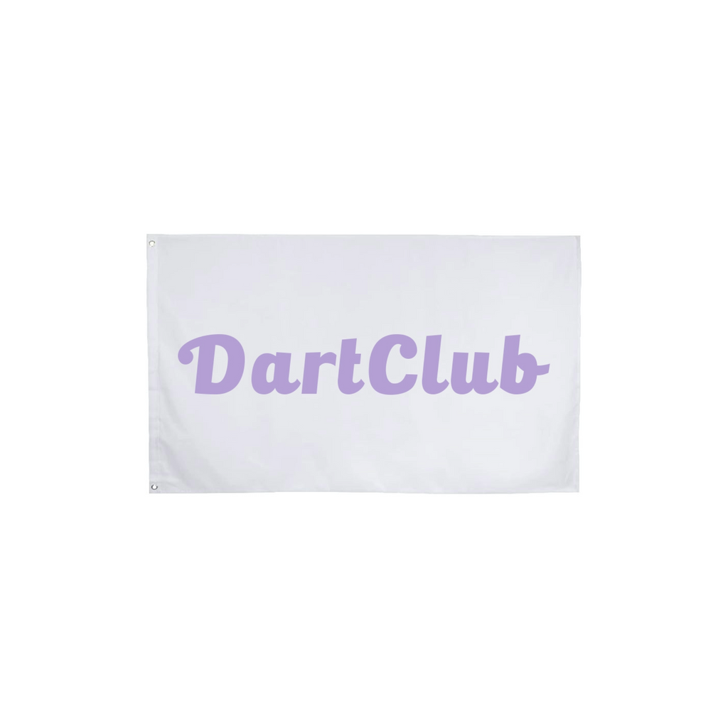 DartClub White Flag in white - lifestyle shot