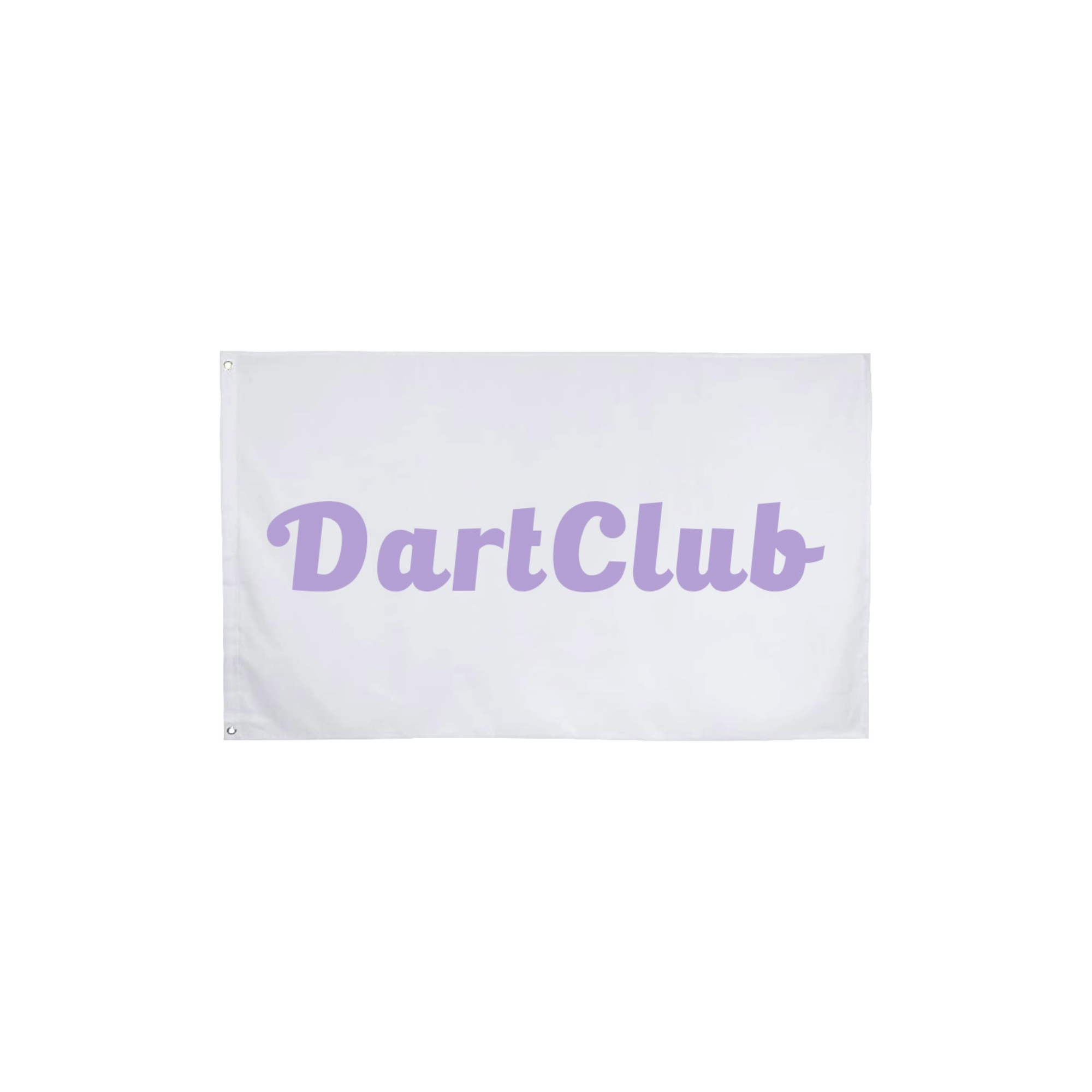 DartClub White Flag in white - lifestyle shot