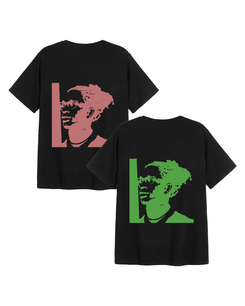 DartClub Young Thug pink and green on black tee back