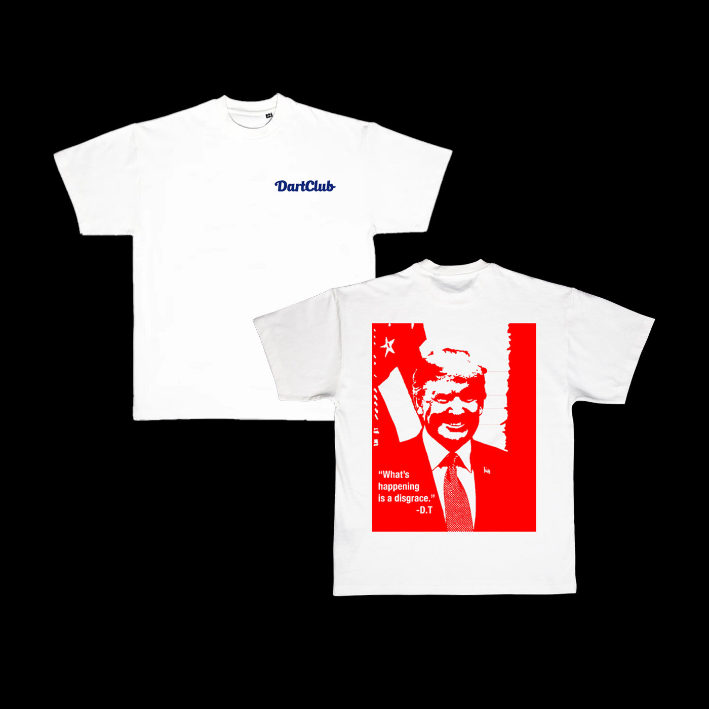 DartClub Trump Freedom Tee front and back 