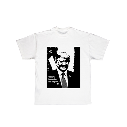 DartClub Trump Tee black and white back