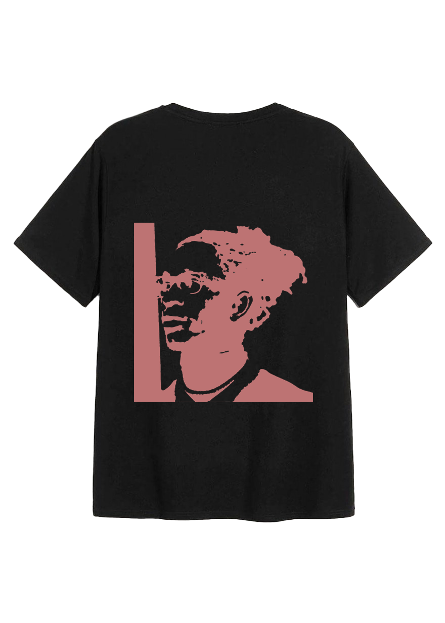 DartCbub Young Thug Tee pink on black back