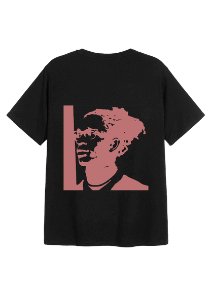 DartCbub Young Thug Tee pink on black back